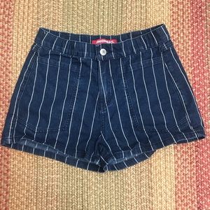 Union Bay Pinstripe Navy Shorts